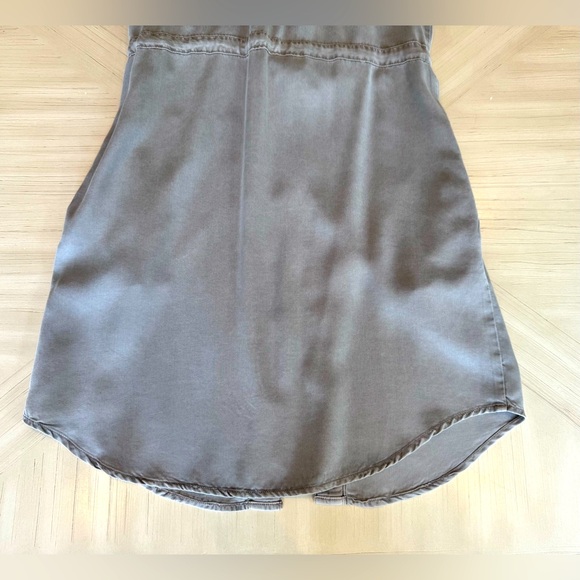 MAX JEANS Olive Green Shirt Dress – XS – 100% Tencel - Picture 10 of 16